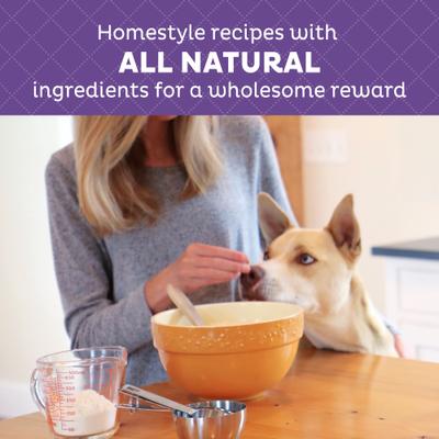 by Wellness Wholesome Indulgences Peanut Butter Banana Natural Dog Treats, 10-oz bag