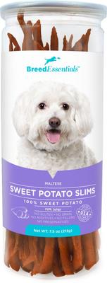 Maltese Sweet Potato Slims Grain-Free Dog Treats, 7.5-oz can