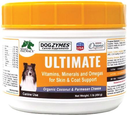 Dogzymes Ultimate Dog Supplement, 1-lb jar