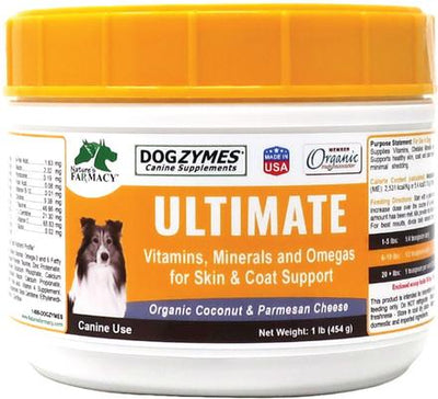 Dogzymes Ultimate Dog Supplement, 1-lb jar