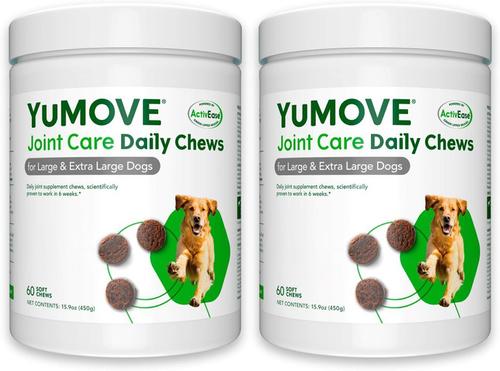 YuMOVE Mobility Hip & Joint Care Soft Chew Supplement for Large & Giant Dogs, 120 count