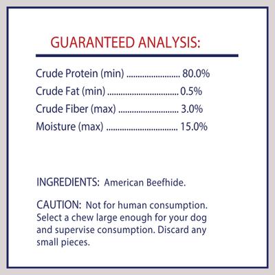 Beefhide 3-inch Donuts Chicken Flavored Dog Hard Chews, 12 count