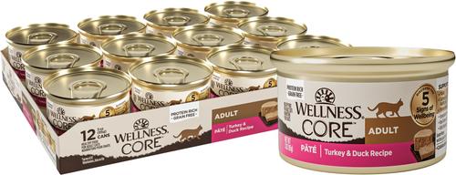 CORE Kitten Chicken & Salmon Natural Grain-Free Pate Wet Cat Food, 3-oz can, case of 12