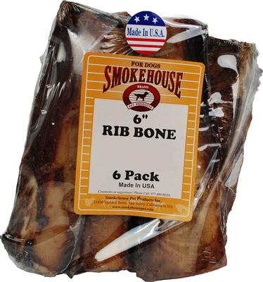 USA 6" Rib Bone Dog Treats, 6 count