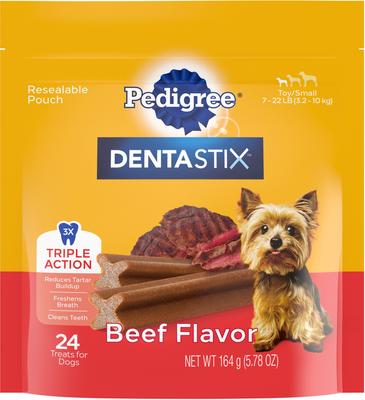Dentastix Beef Mini Dental Dog Treats, 24 count