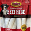 Premium Beef Hide Curls Peanut Butter Flavor Dog Chews, 1-lb