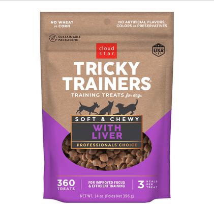 Tricky Trainers with Liver Soft & Chewy Dog Treats, 12-oz bag
