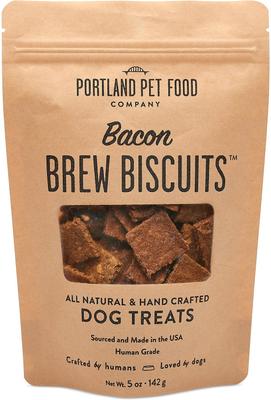 Bacon Brew Biscuits Dog Treats, 5-oz bag
