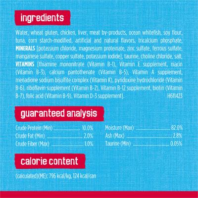 Prime Filets with Ocean Whitefish & Tuna in Sauce Canned Cat Food, 5.5-oz, case of 24
