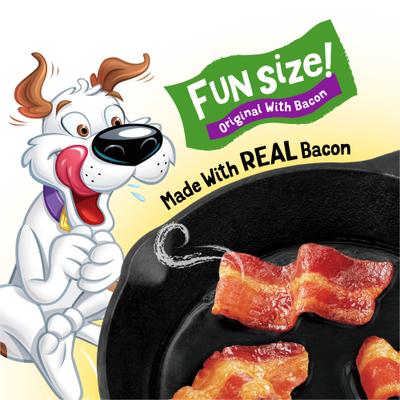 Purina Beggin' Real Meat Fun Size Original with Bacon Flavored Dog Treats, 25-oz bag