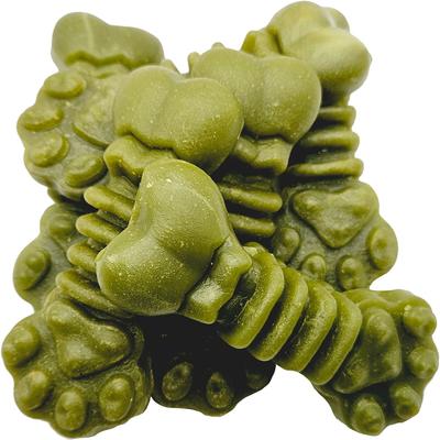 Medium/Large Paw Bone Shaped Dental Mint Flavored Dog Treat, 1-lb bag