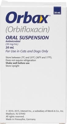 (orbifloxacin) Oral Suspension for Dogs & Cats, 30 mg/mL, 20-mL