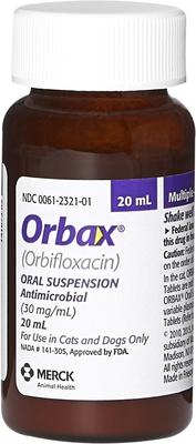 (orbifloxacin) Oral Suspension for Dogs & Cats, 30 mg/mL, 20-mL