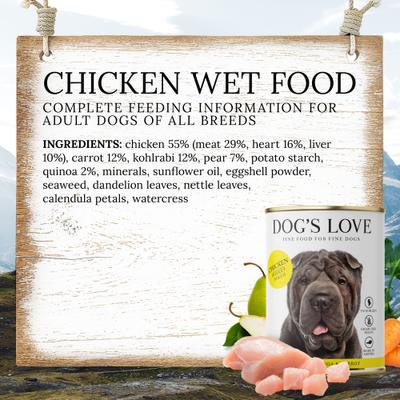 Super Premium Natural Single Protein Limited Ingredient Adult Classic Chicken Canned Dog Food, 14.1-oz can, 6 count