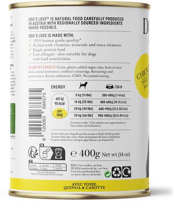 Super Premium Natural Single Protein Limited Ingredient Adult Classic Chicken Canned Dog Food, 14.1-oz can, 6 count