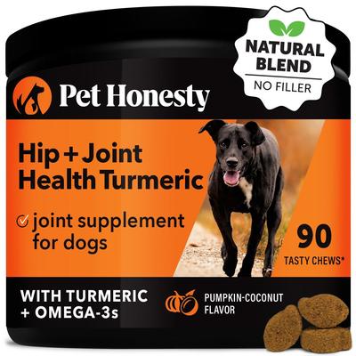 Hip + Joint Health Pumpkin & Coconut Soft Chew Glucosamine Chondroitin Supplement for Dogs, 90 count