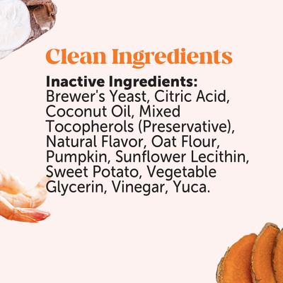 Hip + Joint Health Pumpkin & Coconut Soft Chew Glucosamine Chondroitin Supplement for Dogs, 90 count