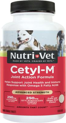 Advanced Cetyl-M Tablets Joint Supplement for Dogs, 360 count