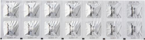 (amoxicillin trihydrate/clavulanate potassium) Tablets for Dogs & Cats, 375-mg, 1 tablet