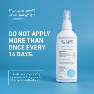 Flea & Tick Medicated Spray, 8-fl oz bottle