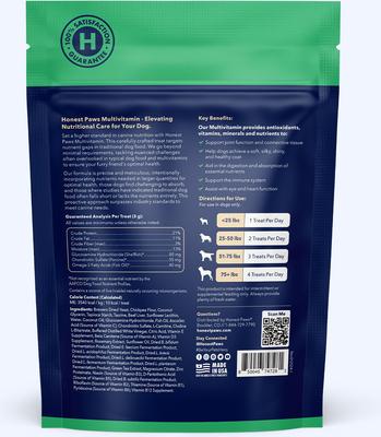 Beef Flavored Soft Chew Multivitamin for Dogs, 90 count