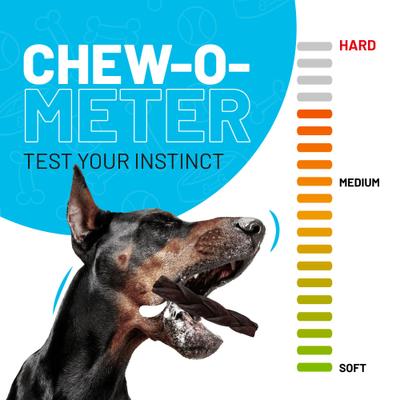 6-inch Collagen Braid Dog Natural Chew Treats, 6 count