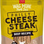 Wag More Bark Less Philly Cheesesteak Beef Recipe Grain-Free Jerky Dog Treats, 10-oz bag