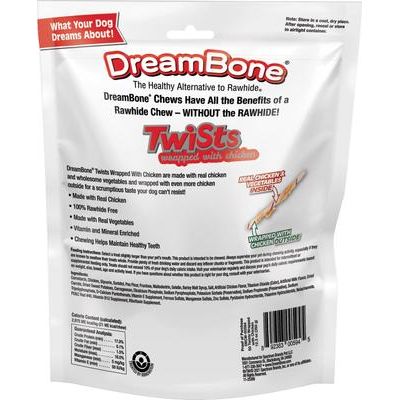 Twist Sticks - Golosinas para perros envueltas en pollo, 50 unidades