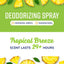 Fresh & Soothing Dog & Cat Deodorizing Spray, Tropical Breeze Scent, 8-fl oz bottle
