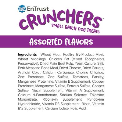EnTrust Crunchers Assorted Crunchy Dog Treats, Medium, 3.5-lb bag