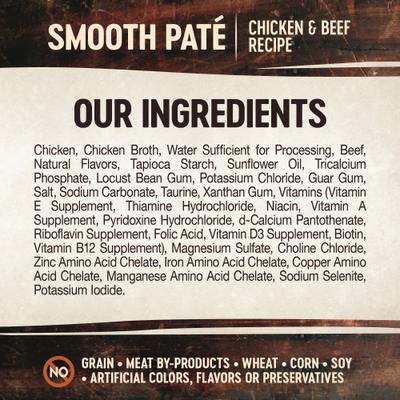 CORE Tiny Tasters Chicken & Beef Pate Grain-Free Cat Food Pouches, 1.75-oz, pack of 12
