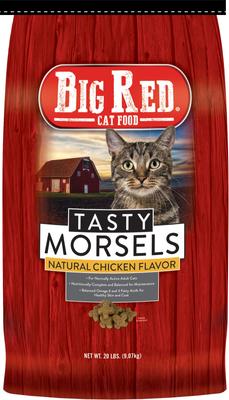 Comida seca para gatos Tasty Morsels con sabor a pollo natural, bolsa de 40 lb