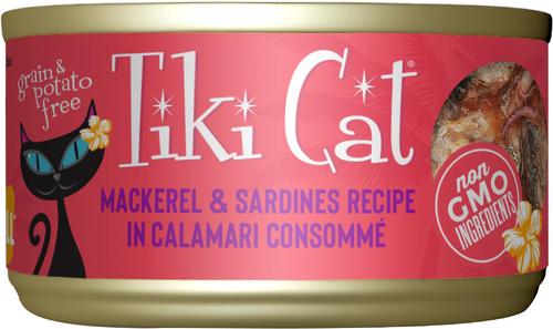 Grill Mackerel & Sardine in Calamari Consomme Grain-Free Canned Cat Food, 2.8-oz can, case of 12