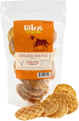 Waffles Chicken Chips Dehydrated Chicken Dog Treats, 6-oz bag