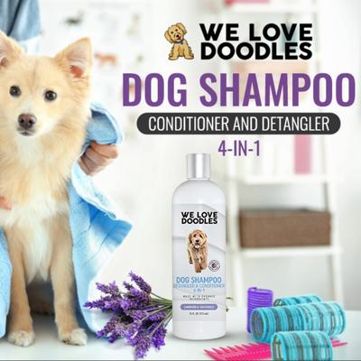 4-in-1 Dog Shampoo Lavender Scent, 16-fl oz bottle