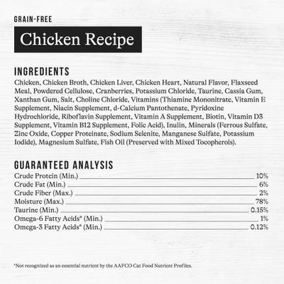 Indoor Pate Chicken Recipe Grain-Free Canned Cat Food, 5.5-oz, case of 24
