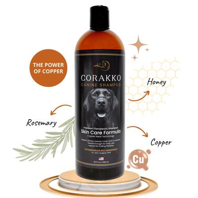 Corakko Canine Pet Shampoo, 16-fl oz bottle