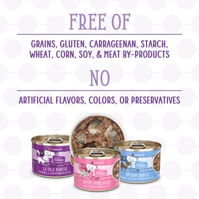 Cats in the Kitchen The Coolsville Catch! Variety Pack Wet Cat Food, 6.0-oz can, case of 12