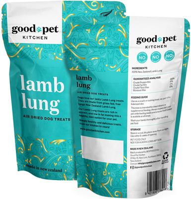 Lamb Lung Air Dried Dog Treat, 1.4-oz bag