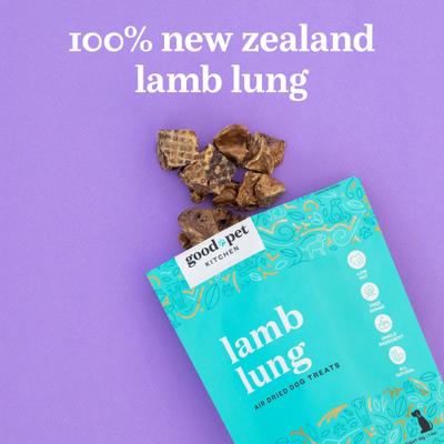 Lamb Lung Air Dried Dog Treat, 1.4-oz bag