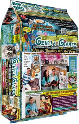 Natural Non-GMO Chicken & Fish Cat & Kitten Dry Cat Food, 9-lb bag