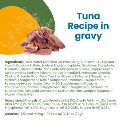 Classic Complete Grain-Free Tuna Recipe in Gravy Cat Food, 2.47-oz, case of 12