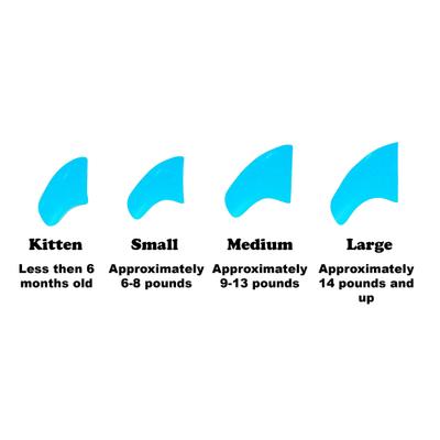 Fundas suaves para uñas de gato, 20 unidades, brillan en la oscuridad, tamaño mediano