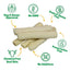 Plain Rawhide Medium Dog Chews, 7 count