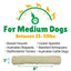 Plain Rawhide Medium Dog Chews, 7 count
