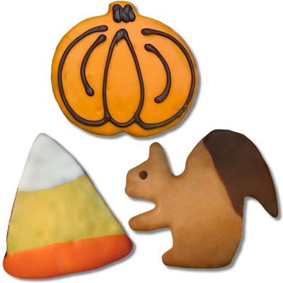 Galletas crujientes surtidas de mantequilla de maní y miel Happy Fall Yal' para perros, 18 unidades