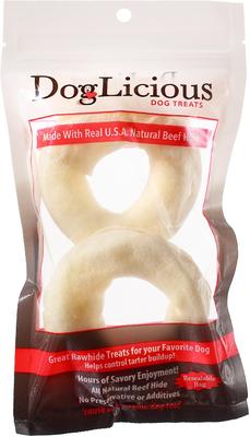 DogLicious 3.5" Donut Dog Treats, 2 count