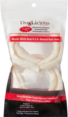 DogLicious 3.5" Donut Dog Treats, 2 count