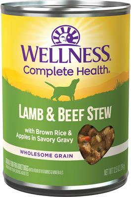 Lamb & Beef Stew with Brown Rice & Apples Canned Dog Food, 12.5-oz, case of 12