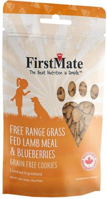 Free Range Grass Fed Lamb & Blueberries Dog Treats, 8-oz bag